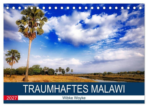 Traumhaftes Malawi (Tischkalender 2027 DIN A5 quer), CALVENDO Monatskalender