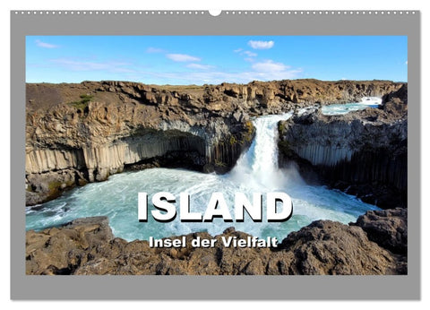 Island Insel der Vielfalt (Wandkalender 2026 DIN A2 quer), CALVENDO Monatskalender