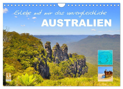Erlebe mit mir das unvergleichliche Australien (Wandkalender 2026 DIN A4 quer), CALVENDO Monatskalender