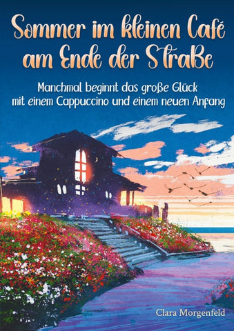 Sommer im kleinen Café am Ende der Straße