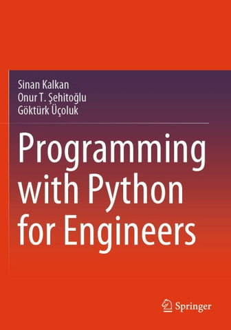 Programming with Python for Engineers