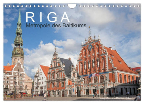 Riga - Metropole des Baltikums (Wandkalender 2026 DIN A4 quer), CALVENDO Monatskalender