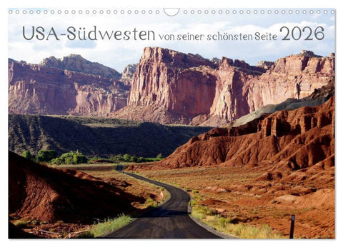 USA-Südwesten von seiner schönsten Seite 2026 (Wandkalender 2026 DIN A3 quer), CALVENDO Monatskalender