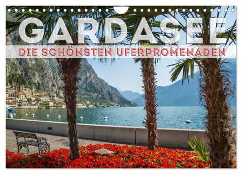 GARDASEE Die schönsten Uferpromenaden (Wandkalender 2027 DIN A4 quer), CALVENDO Monatskalender