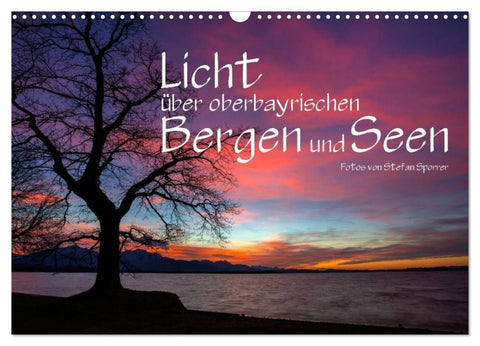Licht über oberbayrischen Bergen und Seen (Wandkalender 2027 DIN A3 quer), CALVENDO Monatskalender