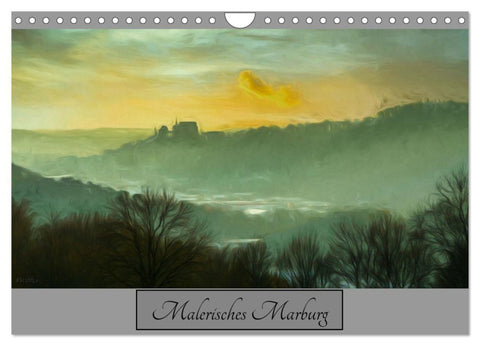 Malerisches Marburg (Wandkalender 2027 DIN A4 quer), CALVENDO Monatskalender