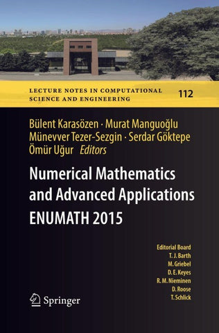 Numerical Mathematics and Advanced Applications ENUMATH 2015