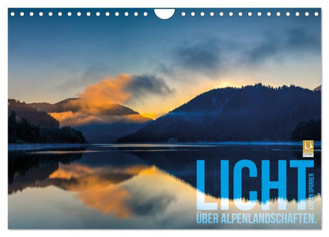Licht über Alpenlandschaften (Wandkalender 2027 DIN A4 quer), CALVENDO Monatskalender