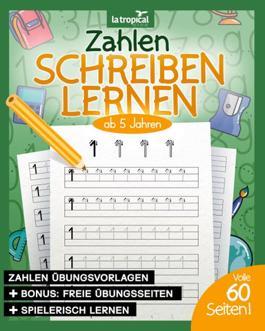 Zahlen schreiben lernen ab 5 Jahren