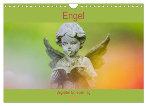 Engel - Begleiter für jeden Tag (Wandkalender 2027 DIN A4 quer), CALVENDO Monatskalender
