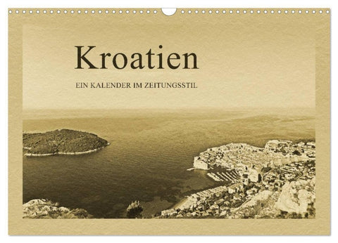 Kroatien (Wandkalender 2027 DIN A3 quer), CALVENDO Monatskalender