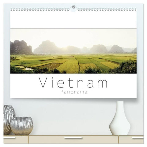 Vietnam Panorama (hochwertiger Premium Wandkalender 2026 DIN A2 quer), Kunstdruck in Hochglanz