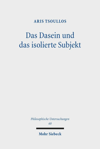 Das Dasein und das isolierte Subjekt