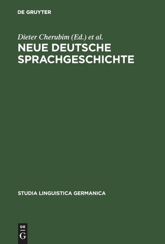 Neue deutsche Sprachgeschichte