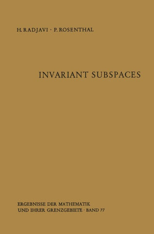 Invariant Subspaces