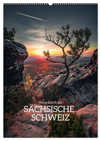 Reise durch die Sächsische Schweiz (Wandkalender 2027 DIN A2 hoch), CALVENDO Monatskalender