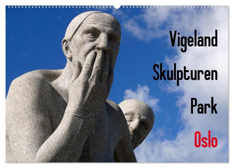 Vigeland Skulpturen Park Oslo (Wandkalender 2027 DIN A2 quer), CALVENDO Monatskalender