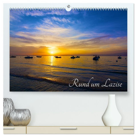 Lazise und Umgebung (hochwertiger Premium Wandkalender 2026 DIN A2 quer), Kunstdruck in Hochglanz
