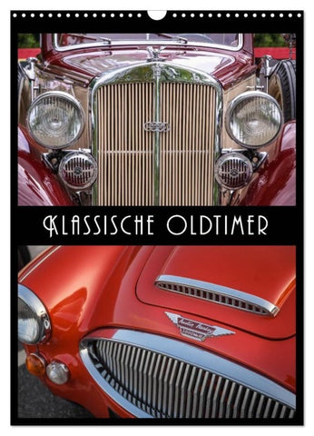 Klassische Oldtimer (Wandkalender 2027 DIN A3 hoch), CALVENDO Monatskalender