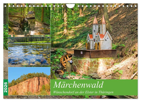 Märchenwald Wünschendorf an der Elster in Thürigen (Wandkalender 2026 DIN A4 quer), CALVENDO Monatskalender
