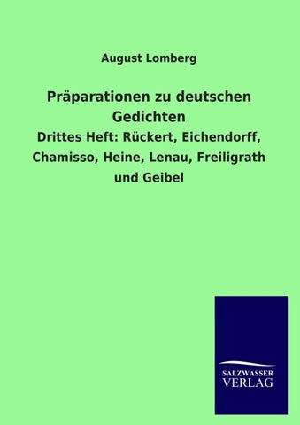 Präparationen zu deutschen Gedichten