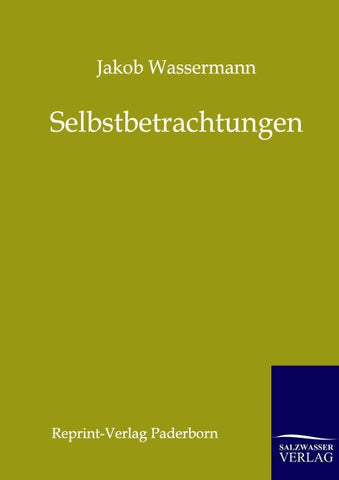 Selbstbetrachtungen