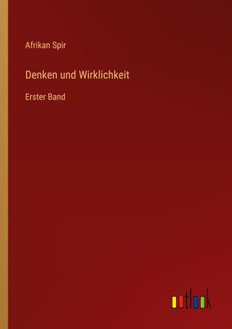 Denken und Wirklichkeit