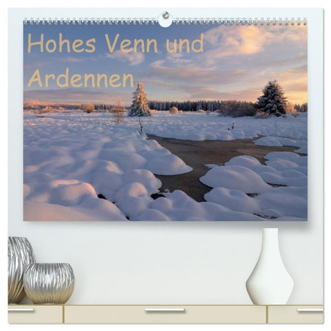 Hohes Venn und Ardennen (hochwertiger Premium Wandkalender 2026 DIN A2 quer), Kunstdruck in Hochglanz