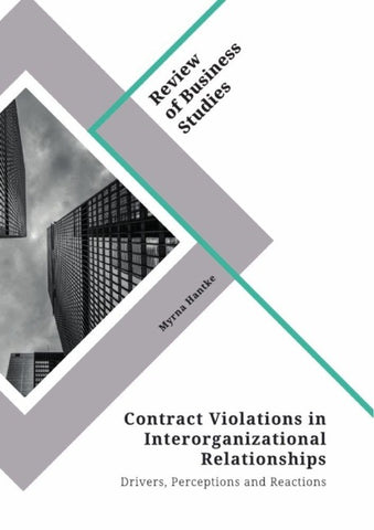 Contract Violations in Interorganizational Relationships. Drivers, Perceptions and Reactions