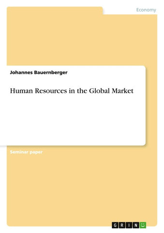 Human Resources in the Global Market