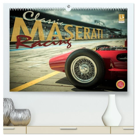 Classic Maserati Racing (hochwertiger Premium Wandkalender 2027 DIN A2 quer), Kunstdruck in Hochglanz
