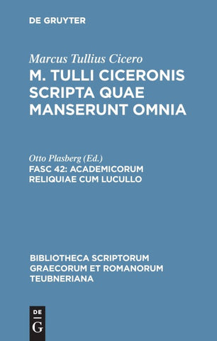 Academicorum reliquiae cum Lucullo