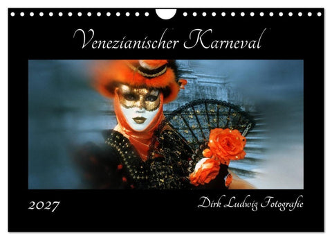 Venezianischer Karneval (Wandkalender 2027 DIN A4 quer), CALVENDO Monatskalender