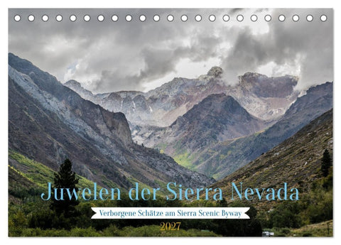 Juwelen der Sierra Nevada (Tischkalender 2027 DIN A5 quer), CALVENDO Monatskalender