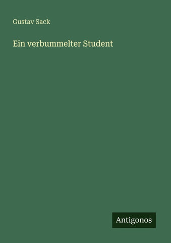 Ein verbummelter Student