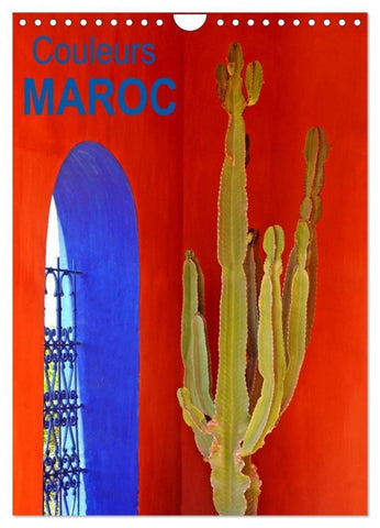 Couleurs MAROC (Calendrier mural 2027 DIN A4 horizontal), CALVENDO calendrier mensuel