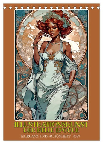 Illustrationskunst der Belle Époque (Tischkalender 2027 DIN A5 hoch), CALVENDO Monatskalender