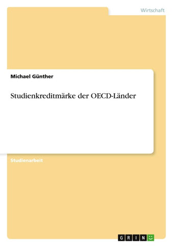 Studienkreditmärke der OECD-Länder