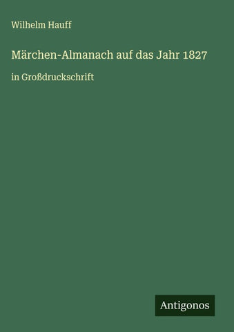 Märchen-Almanach auf das Jahr 1827