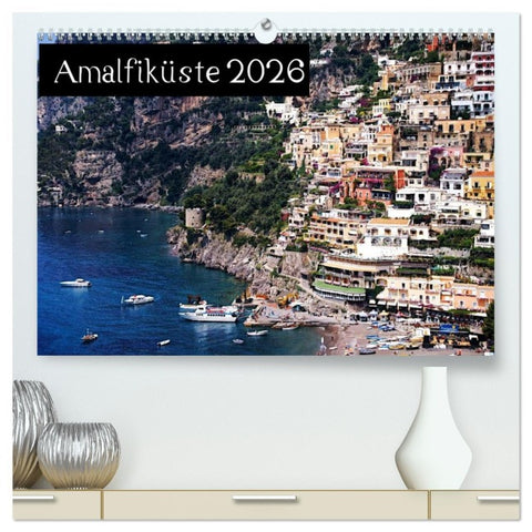Amalfiküste 2026 (hochwertiger Premium Wandkalender 2026 DIN A2 quer), Kunstdruck in Hochglanz