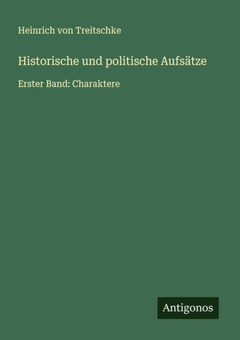 Historische und politische Aufsätze