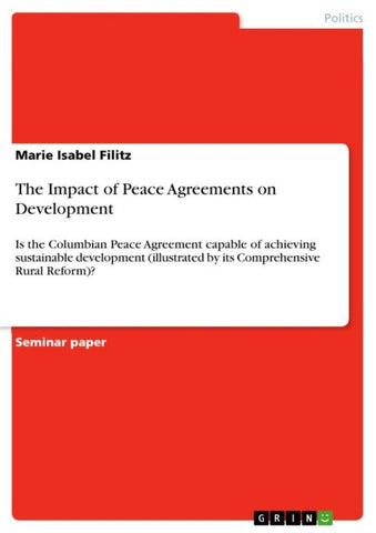 The Impact of Peace Agreements on Development
