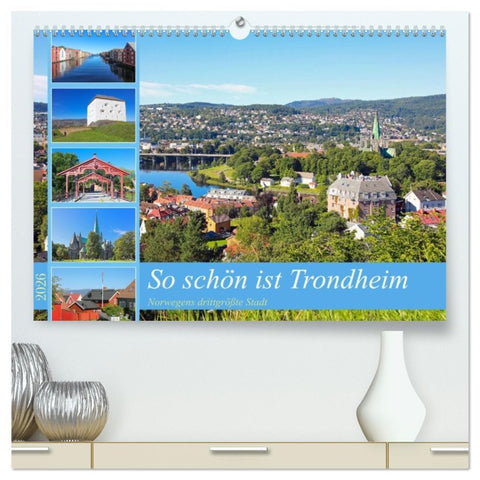 So schön ist Trondheim (hochwertiger Premium Wandkalender 2026 DIN A2 quer), Kunstdruck in Hochglanz