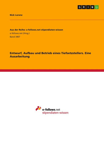Entwurf, Aufbau und Betrieb eines Tiefsetzstellers. Eine Ausarbeitung
