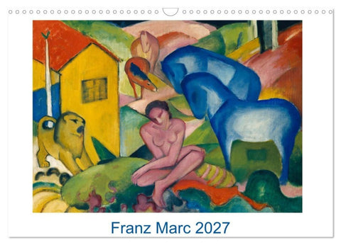 Franz Marc 2027 (Wandkalender 2027 DIN A3 quer), CALVENDO Monatskalender