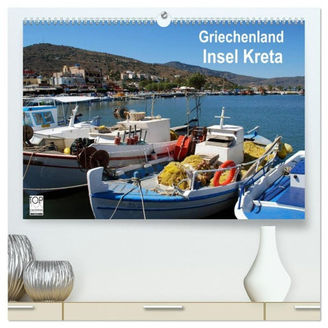 Griechenland - Insel Kreta (hochwertiger Premium Wandkalender 2027 DIN A2 quer), Kunstdruck in Hochglanz