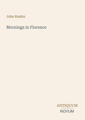 Mornings in Florence