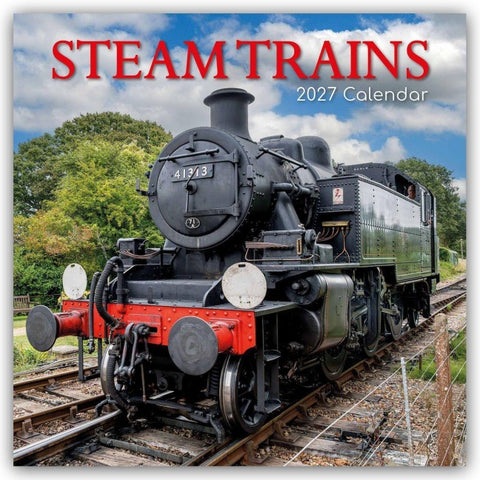 Steam Trains – Dampfeisenbahnen 2027 – 16-Monatskalender