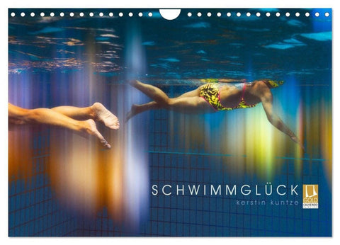 SCHWIMMGLÜCK (Wandkalender 2027 DIN A4 quer), CALVENDO Monatskalender