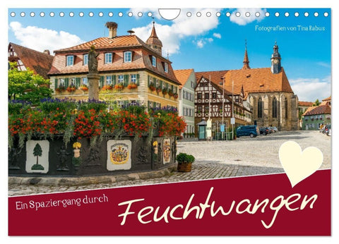 Ein Spaziergang durch Feuchtwangen (Wandkalender 2027 DIN A4 quer), CALVENDO Monatskalender